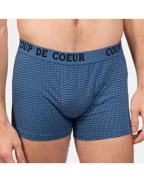 Boxer Ludovic bleu marine