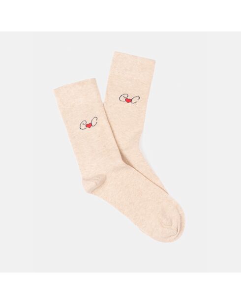 Chaussettes Maxime beiges