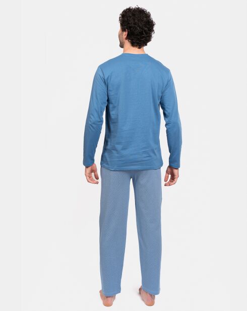 Pyjama long Paul bleu