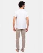 Haut de pyjama Bastien blanc