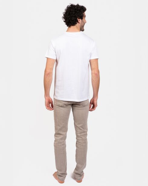 Haut de pyjama Bastien blanc