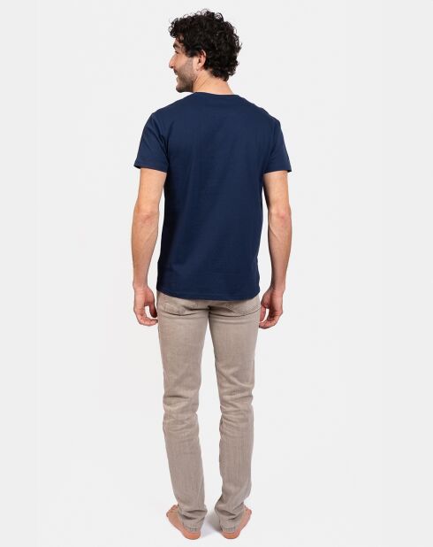 Haut de pyjama Bastien bleu marine