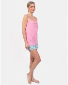 Pyjama court Claire multicolore