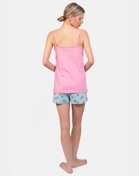 Pyjama court Claire multicolore