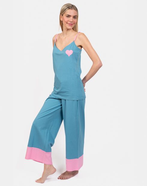 Pyjama court Malia petrole