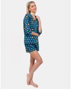 Pyjama court Josie bleu marine