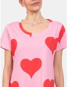 Chemise de nuit Félicie rose