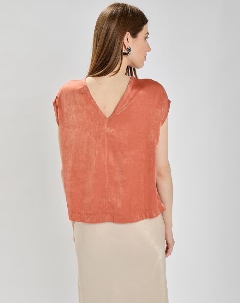 T-Shirt Kasiope terracotta