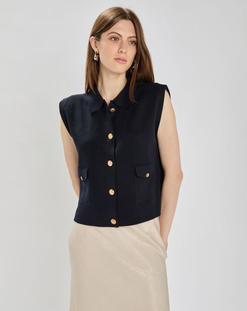 Cardigan Levamaya marine