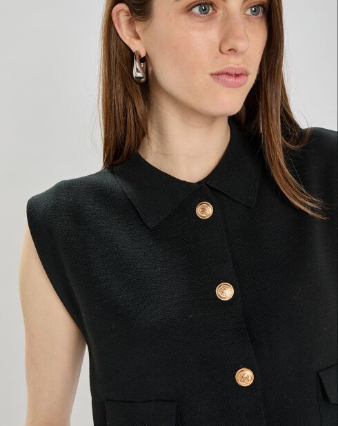 Cardigan Levamaya noir