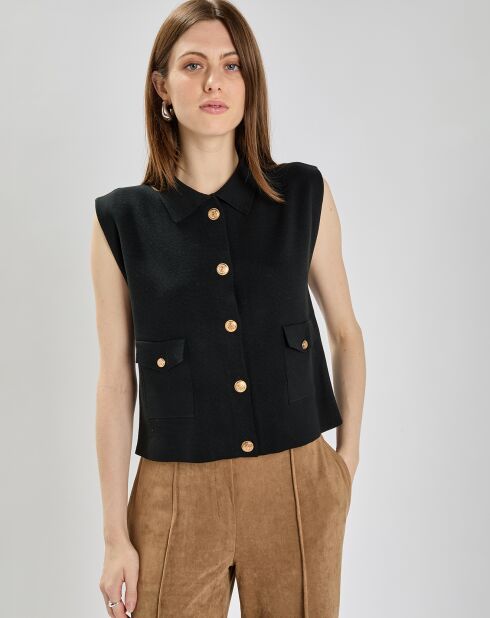 Cardigan Levamaya noir