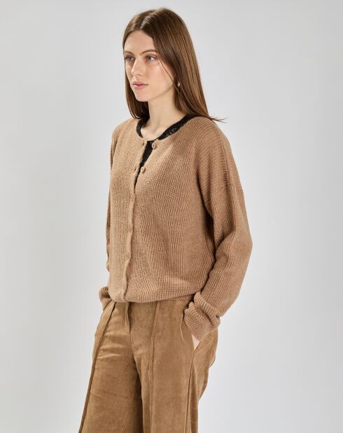 Cardigan Laramim camel