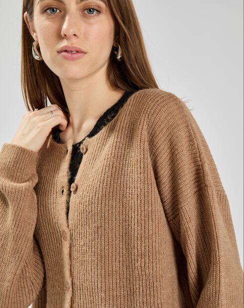 Cardigan Laramim camel