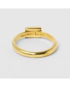 Bague Dona doré bleu foncé