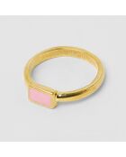 Bague Dona doré rose
