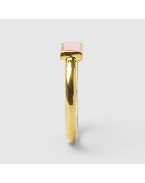 Bague Dona doré rose