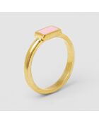 Bague Dona doré rose