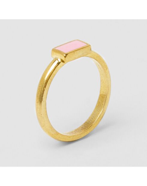 Bague Dona doré rose