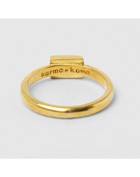 Bague Dona doré rose