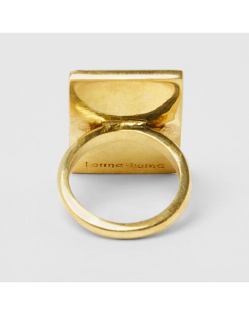 Bague Rainbow doré rose