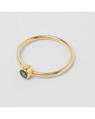 Bague Mini doré vert