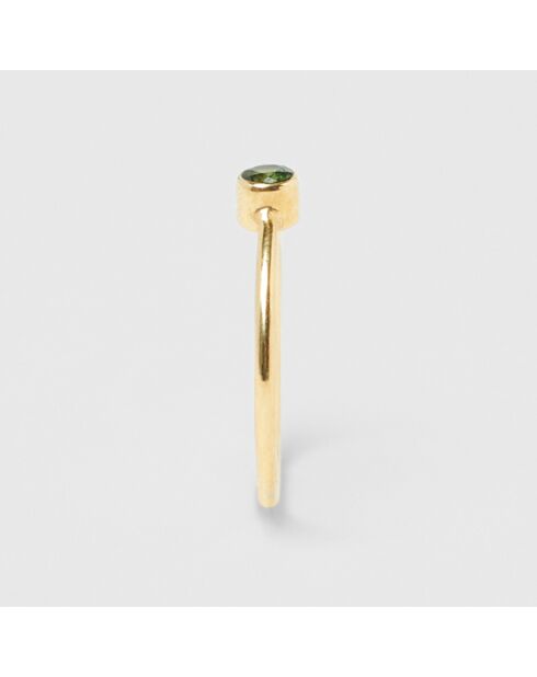 Bague Mini doré vert