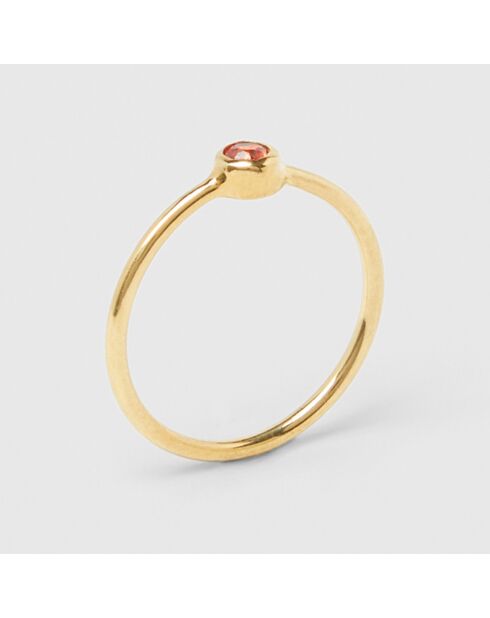 Bague Mini doré orange
