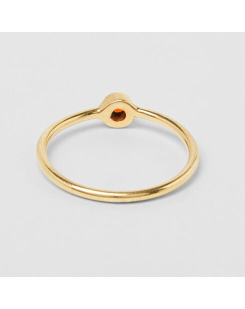 Bague Mini doré orange