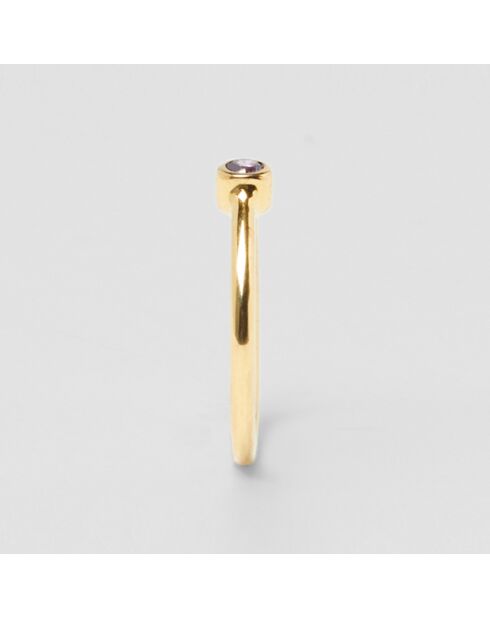 Bague Mini doré rose