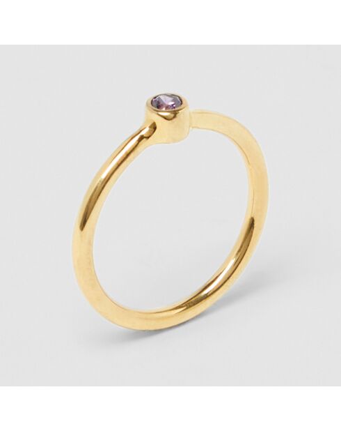 Bague Mini doré rose