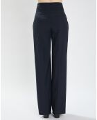 Pantalon en Laine mélangée Pilar nocturne