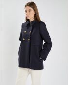 Manteau en Laine mélangée Marc nuit