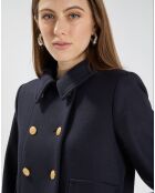 Manteau en Laine mélangée Marc nuit