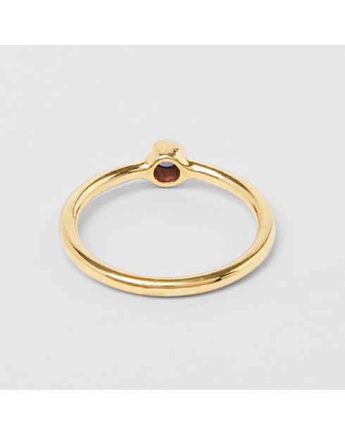 Bague Mini doré violet