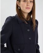 Manteau en Laine mélangée Maja nocturne