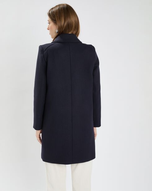 Manteau en Laine mélangée Maja nocturne