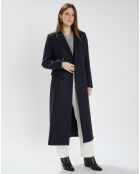 Manteau en Laine mélangée Marzia nuit