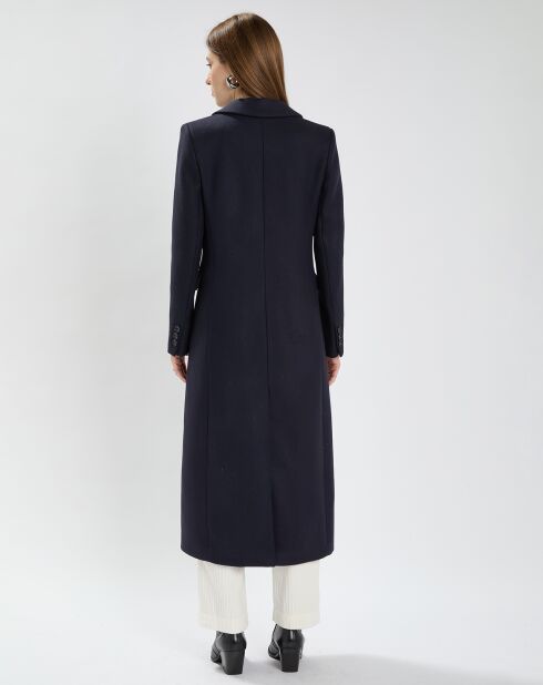 Manteau en Laine mélangée Marzia nuit