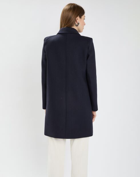 Manteau en Laine mélangée Maja nuit