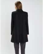 Manteau en Laine mélangée Marin noir