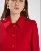 Manteau en Laine mélangée Maja rouge