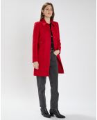 Manteau en Laine mélangée Maja rouge