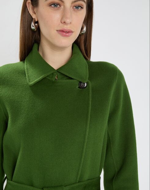 Manteau en Laine mélangée Mandy cactus