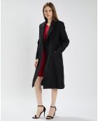 Manteau en Laine mélangée Marcus noir