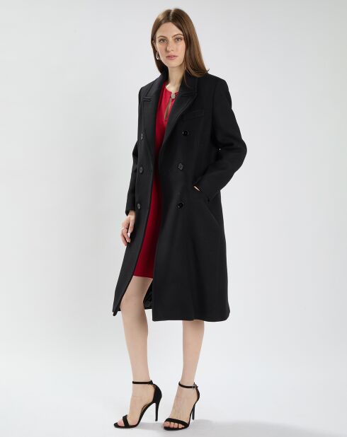 Manteau en Laine mélangée Marcus noir