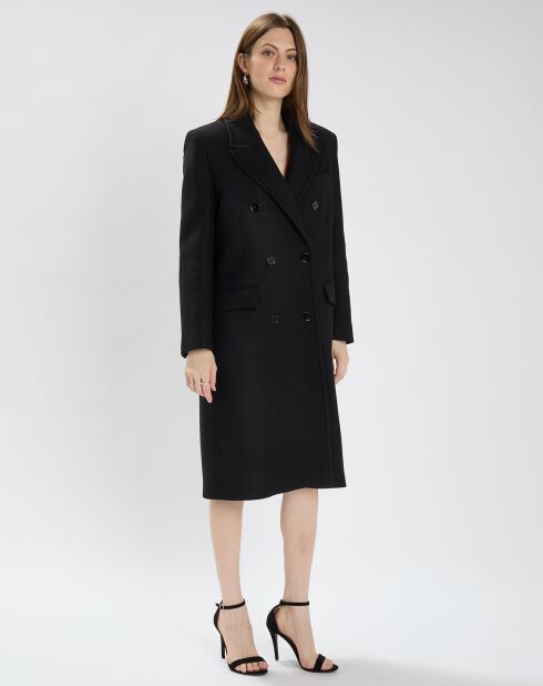 Manteau en Laine mélangée Marcus noir