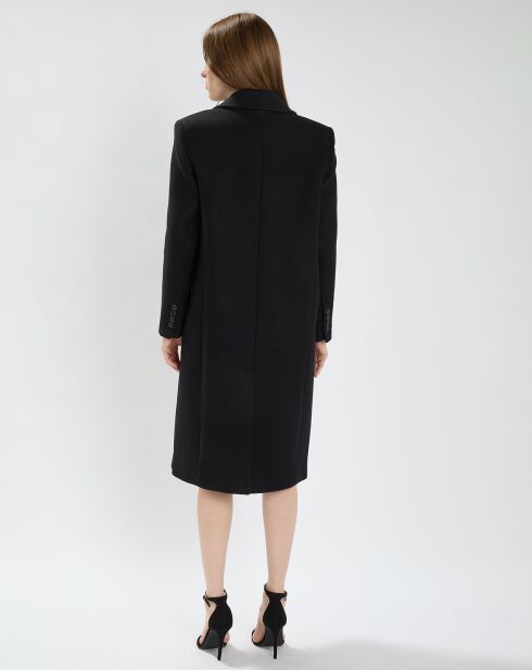 Manteau en Laine mélangée Marcus noir