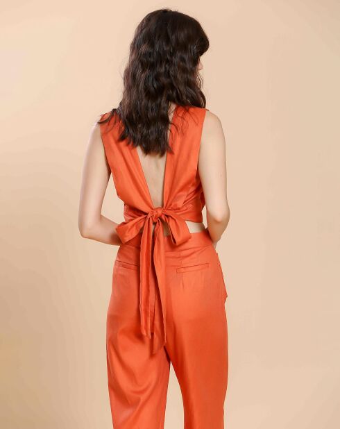 Top Laurence orange