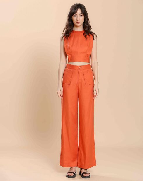 Top Laurence orange