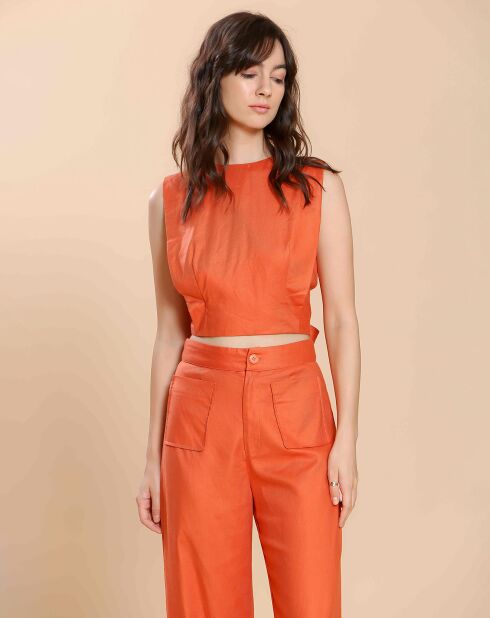 Top Laurence orange
